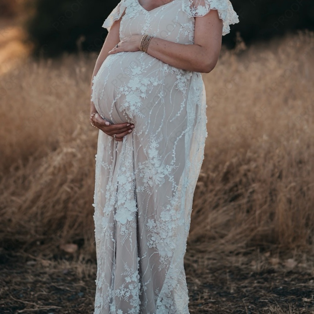 Pinkblush maternity gown